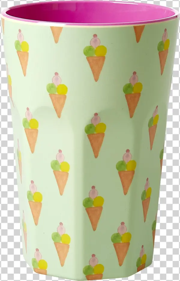 Melamine Cup With Ice Cream Print - Mug