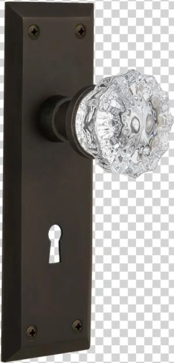 Oil Rubbed Bronze - Nostalgic Warehouse Classic Rosette With Crystal Knob