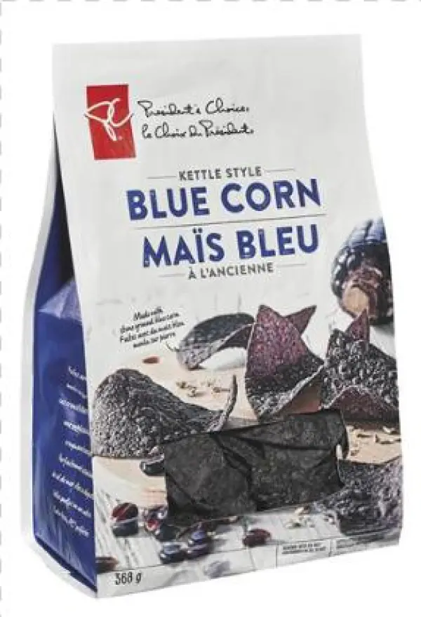 Pc Kettle Style Blue Corn Tortilla Chips Seasoned With - Pc Blue Corn Chips
