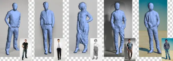 Some Example Results Using Our Method When Trained - Figurine