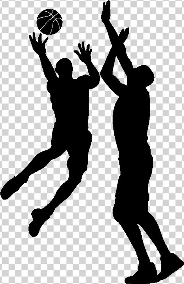 Sticker Duel En Basketball Ambiance Sticker Si 0700 - Wallmonkeys Wall Decals Wallmonkeys Wm243491 Colbasketball0010jpg