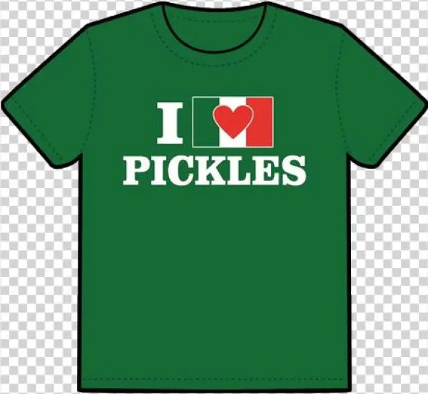 T-shirt I Heart Pickles Italian Flag - Charley Varrick Dvd