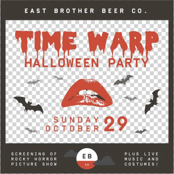 Time Warp Social-02 - Sticky Pig The Rocky Horror Show Vynil Car Sticker