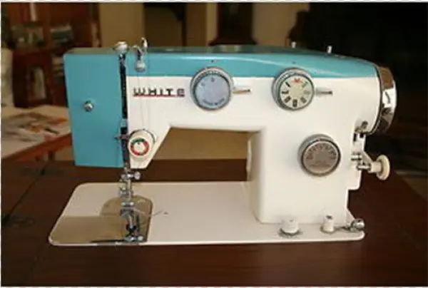 White Logo - White Sewing Machine