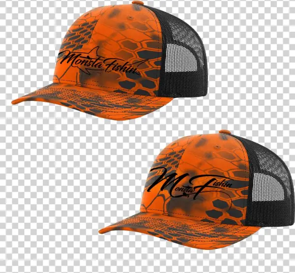 16 Apr Monsta Inferno Hats Png Web - Custom Richardson Adult 115 Low Pro Mesh Back Trucker