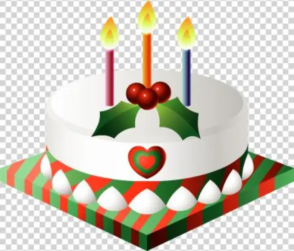 Christmas Cake Clipart