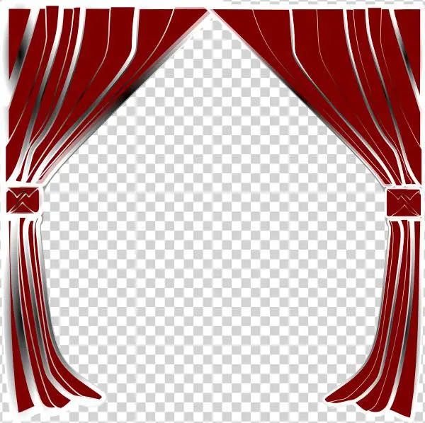 Curtains Clip Art At Clker - Clip Art