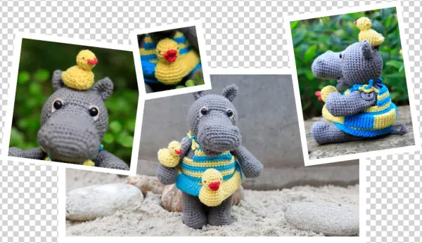 Go Handmade Crochet Kit | Helmut & Friends Hippo
