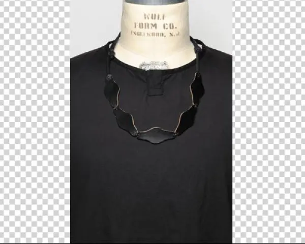 Hand Stitched Cigar Label Necklace