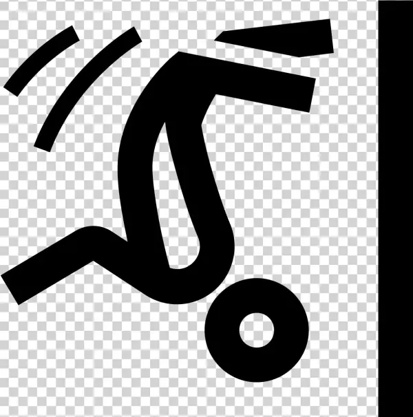 It's A Logo Of Parkour Reduced To A Man Doing A Back - Icon