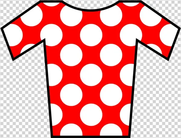 Jersey White Dots On Red - Dauphiné