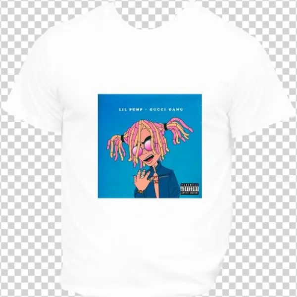 Lil Pump - Redbubble Lil Pump Gucci Gang Grafik T-shirt