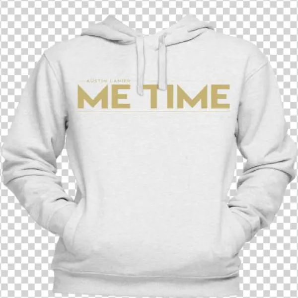 Me Time Hoodie White - Austin
