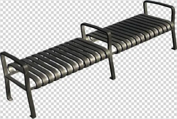 Metallic Park Bench - Tile