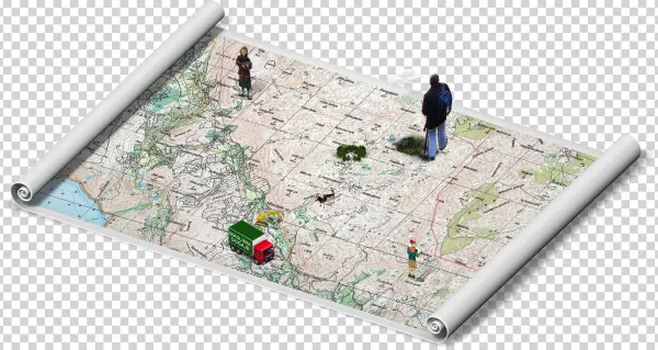 Mravinjac Hinterland Map - Floor