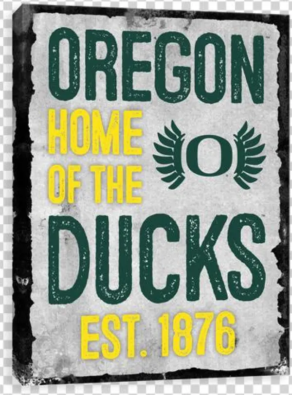 Oregon Ducks Home - Oregon Ducks Wincraft 11" X 17" Reusable Window Cling