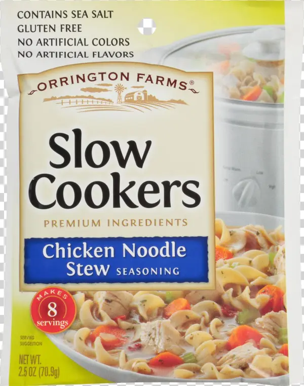 Orrington Farms Chicken Noodle Slow Cooker Mix - Orrington Farms Slow Cookers Soup Seasoning, Chicken