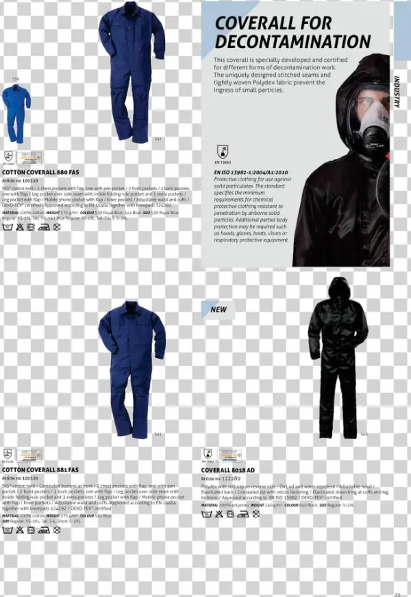 Pro Ind. Fas Kedeldragt Lknap 100320-541 Marine