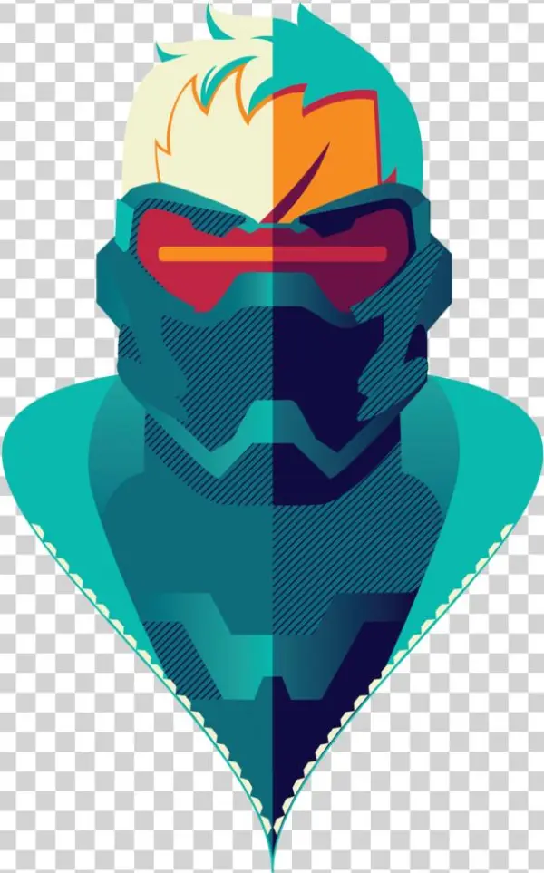 Soldier76 Icon - Illustration