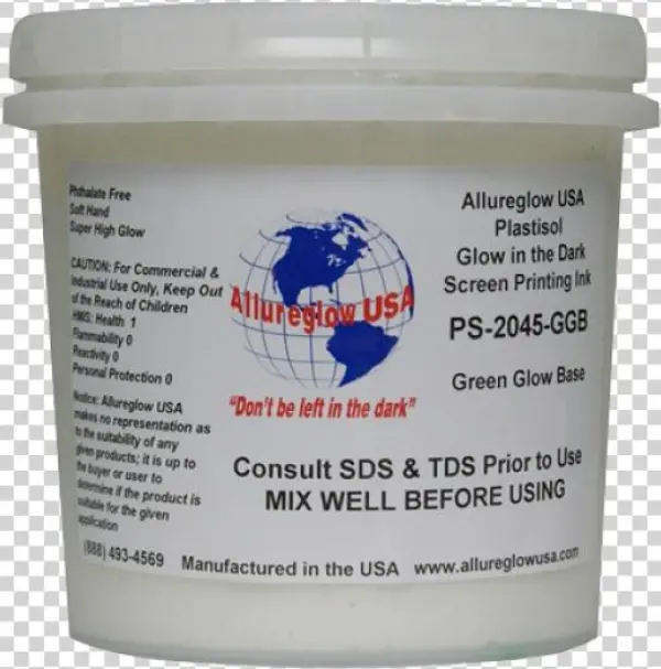 Allureglow Plastisol Ink Glow In The Dark Pale Green/ - Plastisol