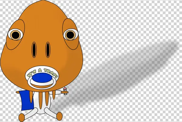 Baby Ackbar - Cartoon