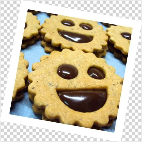 Biscuit Drawing Jammy Dodger Png Royalty Free - Bizcochito