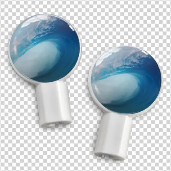 Earbuds Peace Sign/tubular Wave - Deka Sounds