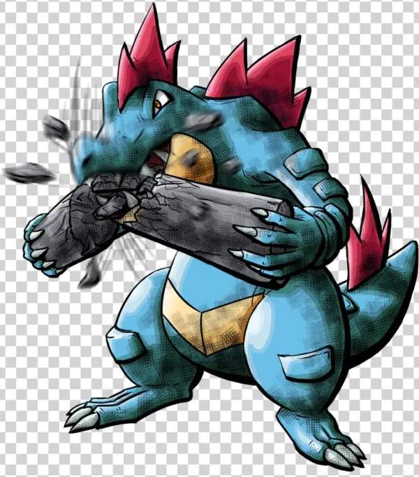 Feraligatr Crunch By Yggdrassal - Feraligatr