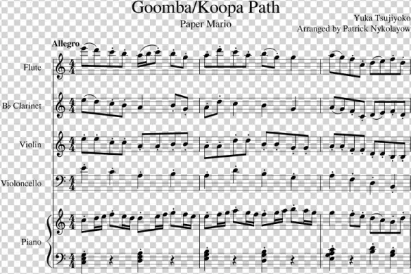 Goomba/koopa Path - Sheet Music