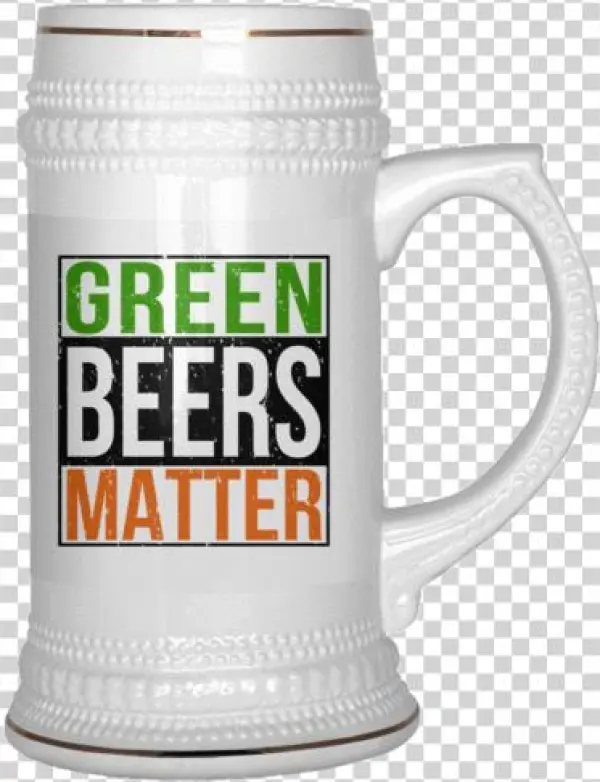 Green Beers Matter Beer Stein - Bridal Shower Gift Bride And Groom Original Wedding