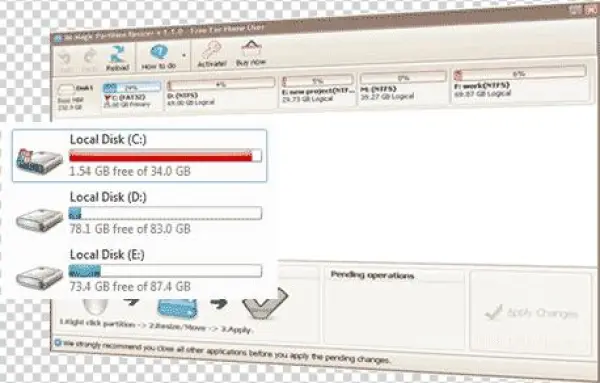 Im-magic Partition Resizer Pro - Bildgröße Für Web