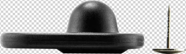 Magnetic Mini Square Tag - Fedora - White