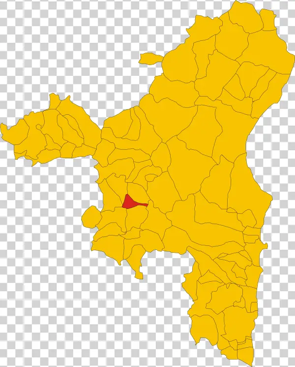 Map Of Comune Of Tiana