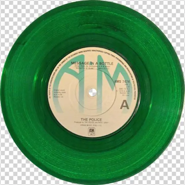 Message In A Bottle - Label