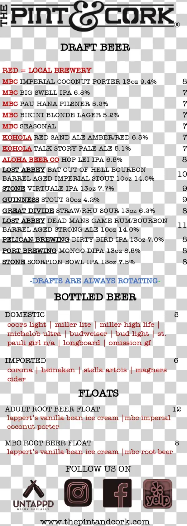 New Beer List