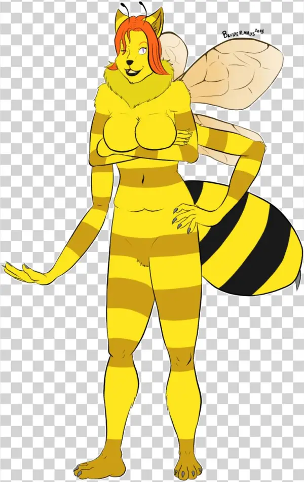 New Queen Bee In The Hive - Cartoon