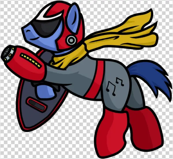 Rydelfox, Blues, Crossover, Megaman, Noteworthy, Proto - Cartoon