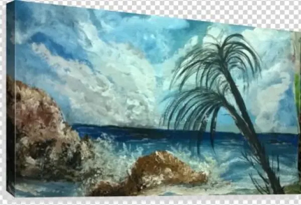 Version Island Canvas Print - Painting