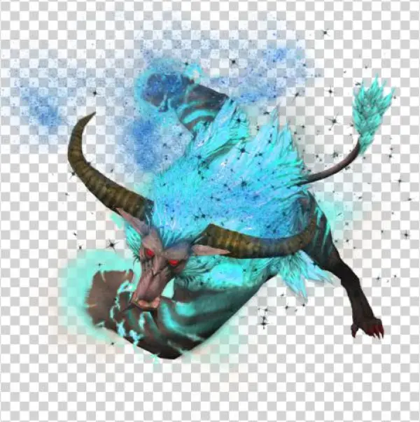 Wildspirit Rajang Render By Rathalosaurus Rioreurensis - Blue Rajang