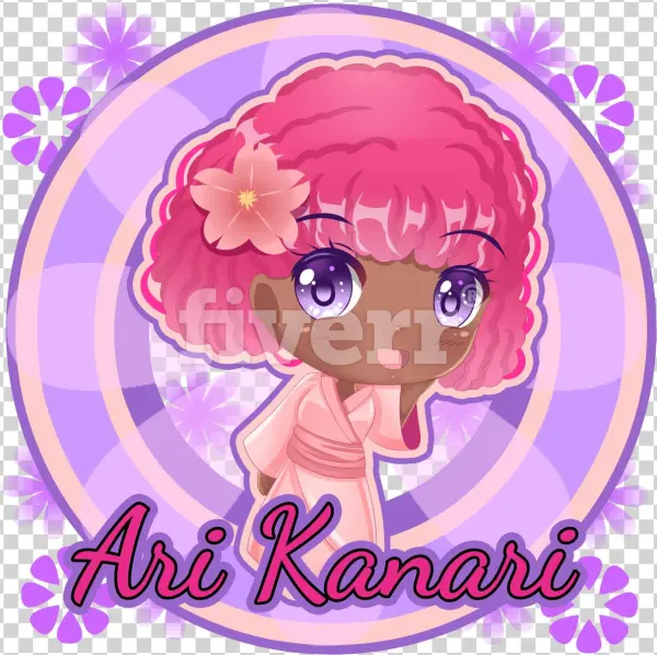 Design Logo With Cute Anime Mascot Astarotte Png Cute - Cartoon