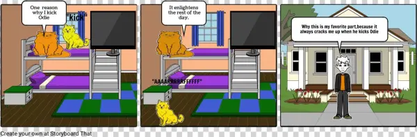 Garfield Treasuary - Storyboard