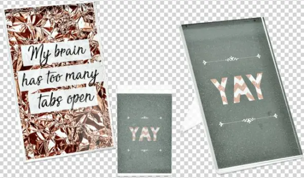 Glitter Acrylic Frame By Starbox - Earrings