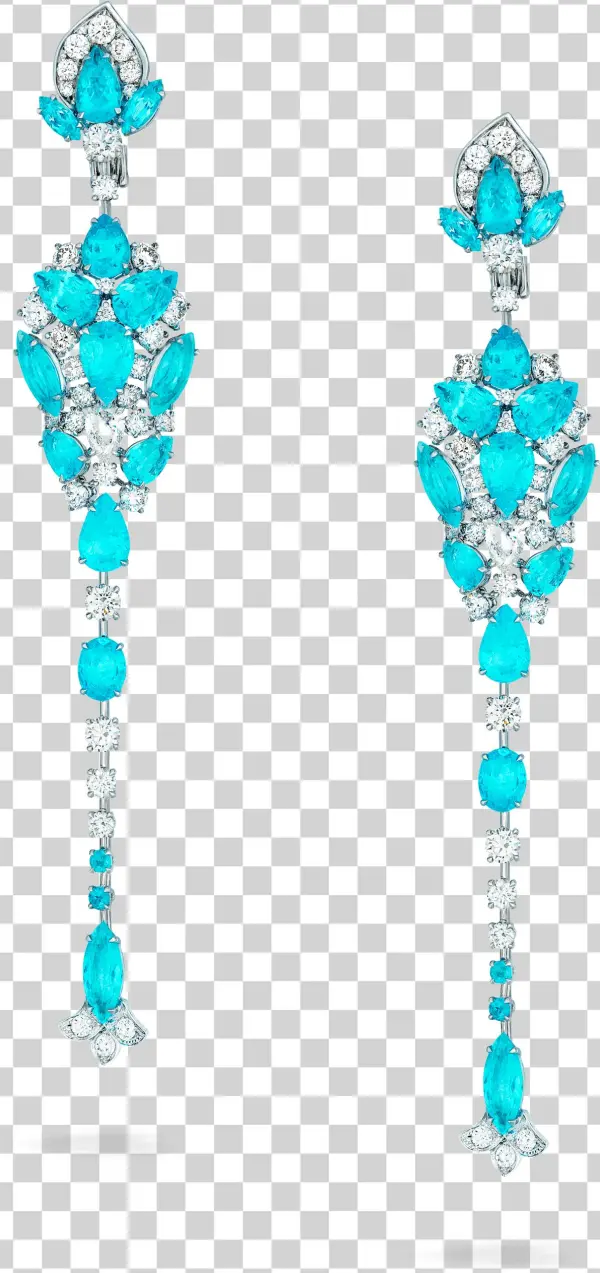 Paraiba Tourmaline Dragon Earrings - Paraíba