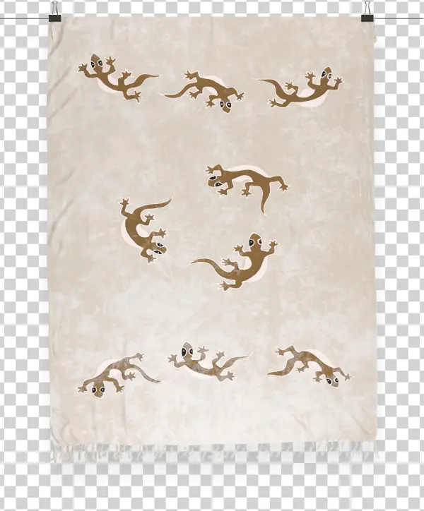 Pareo Gecko Crema - Curtain