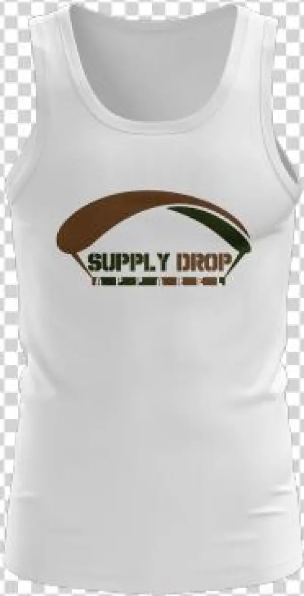 Supply Drop Men's White Tank - Active Tank