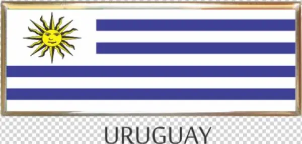 Uruguay Metal Car Badge - Uruguay Flag Car Auto Trunk Fender Bumper Metal Emblem