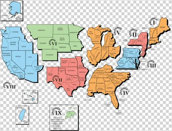 All Provinces - Episcopal Provinces