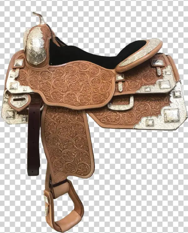B17-681 Silver Show Saddle
