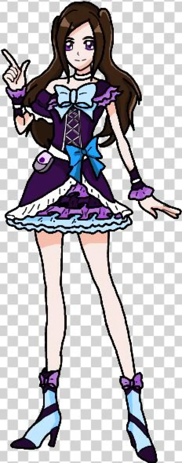 Best Friends Pretty Cure Cure Paint - Illustration