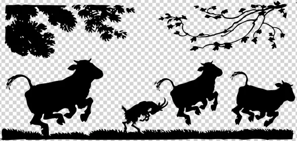 Cows-305537 1280 / Pixabay - Ep Reader Workbook: Part Of The Easy Peasy All-in-one